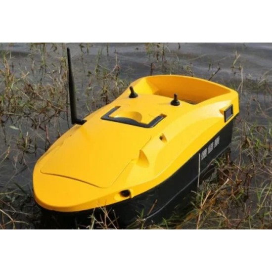 Лодка за захранка Devict bait boat + безчеткови мотори +литиеви батерии + безплатна чанта цвят жълт